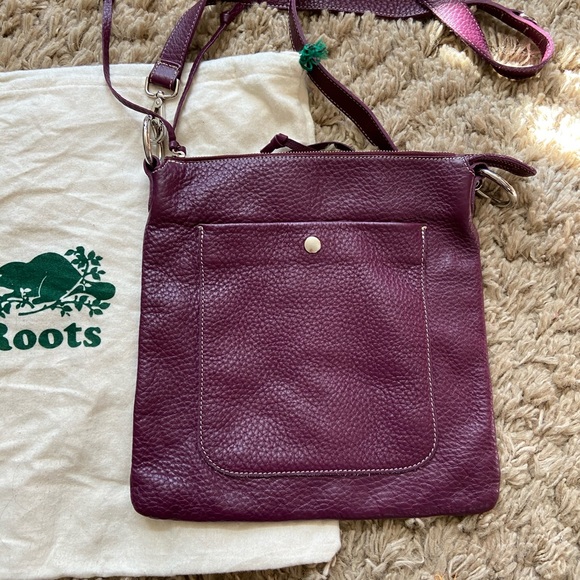Roots Purple Crossbody Bag - Picture 2 of 4